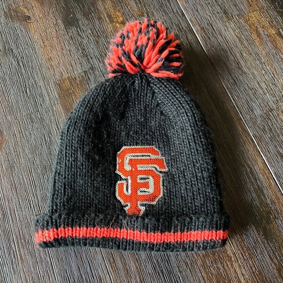 San Francisco Giants MLB Official New Era Women's Beanie Winter Hat Sequins - Picture 1 of 8